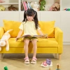 Giày sandal Mario quai ngang nữ trẻ em, Velcro màu hồng tím, không thấm nước, thoải mái 5