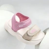 Giày sandal Mario quai ngang nữ trẻ em, Velcro màu hồng tím, không thấm nước, thoải mái 7
