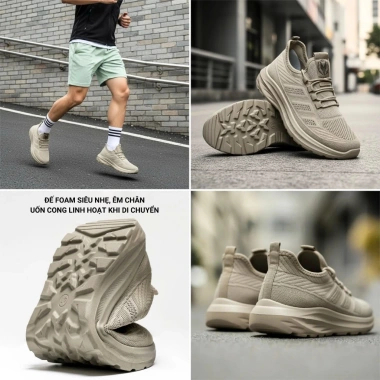 Giày Sneaker Thể Thao Nam Form Rộng CS312 ZENNO - Vải Cao Cấp, Thoáng Mát, Đế Cao Su Tự Nhiên, Giá 645.000