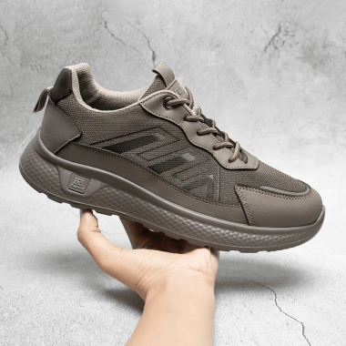 Giày Sneaker Thể Thao Nam ZENNO Da Cao Cấp Nguyên Khối, Hỗ Trợ Tăng Chiều Cao - 650k