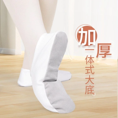 Giày Tập Gym Nam Nữ Đế Mềm Yoga - Da Bò và Vải, Trắng, Giảm Giá 190k 5 Giày Tập Gym Nam Nữ Đế Mềm Yoga - Da Bò và Vải, Trắng, Giảm Giá 190k 5