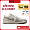 Giày Thể Thao J1 Low Red College Grey 553.558-169 Xám Trắng FLEX SHOES - Đế nhẹ, ống thấp, Giá chỉ 2.8 triệu