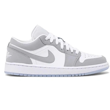Giày Thể Thao J1 Low Red College Grey 553.558-169 Xám Trắng FLEX SHOES - Đế nhẹ, ống thấp, Giá chỉ 2.8 triệu 9