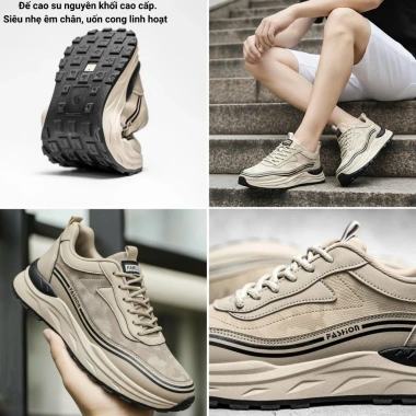 Giày Thể Thao Nam ZENNO CS206 - Sneaker Thoáng Khí Êm Chân Ưu Đãi 640k