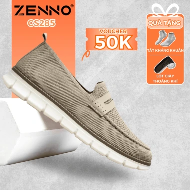 Giày Thể Thao Nam ZENNO CS285 – Vải Thoáng Mát, Đế Cao Su Nguyên Khối, Bám Chắc, Nhẹ Chạy Bộ – 370.000 VND