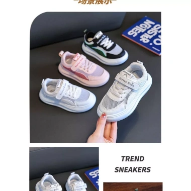 Giày Thể Thao Trẻ Em Vịt Vàng 3‑9 tuổi Lưới Thoáng Khí Chống Mùi Unisex – 249.020₫