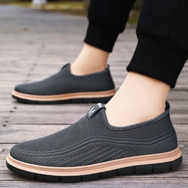 Giày Thuyền Nam Thoáng Khí Ôm Chân Ghép Màu - Phong Cách Cá Tính Hiện Đại