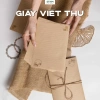 Giấy viết thư vintage A5 Kraft nâu 100gsm, nhiều mẫu, in 1 mặt - Giá chỉ 21.000₫ 2