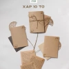 Giấy viết thư vintage A5 Kraft nâu 100gsm, nhiều mẫu, in 1 mặt - Giá chỉ 21.000₫ 4