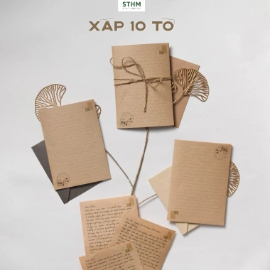 Giấy viết thư vintage A5 Kraft nâu 100gsm, nhiều mẫu, in 1 mặt - Giá chỉ 21.000₫ 4 Giấy viết thư vintage A5 Kraft nâu 100gsm, nhiều mẫu, in 1 mặt - Giá chỉ 21.000₫ 4