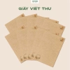 Giấy viết thư vintage A5 Kraft nâu 100gsm, nhiều mẫu, in 1 mặt - Giá chỉ 21.000₫ 6