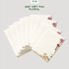 Giấy viết thư vintage A5 Kraft nâu 100gsm, nhiều mẫu, in 1 mặt - Giá chỉ 21.000₫ 9