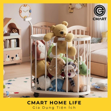 Giỏ Đựng Đồ Quần Áo, Đồ Chơi & Dụng Cụ Thể Thao CG01: Giá Sắp Xếp 145.000 VNĐ