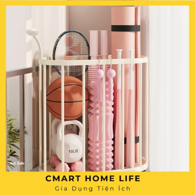 Giỏ Đựng Đồ Quần Áo, Đồ Chơi & Dụng Cụ Thể Thao CG01: Giá Sắp Xếp 145.000 VNĐ