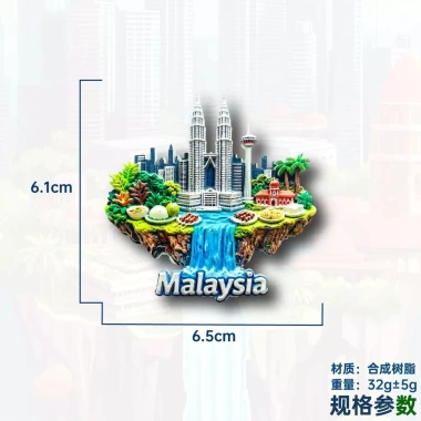 Giropo Song Tử Tháp Thác Nước - Tủ Lạnh Miếng Dán Từ 3D Du Lịch Giá 100,100₫ 5