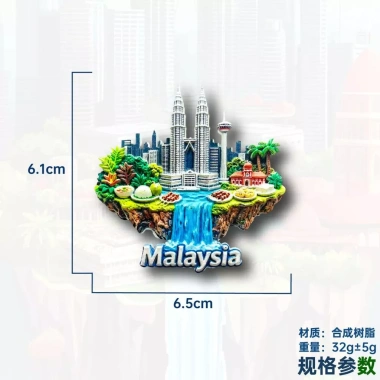 Giropo Song Tử Tháp Thác Nước - Tủ Lạnh Miếng Dán Từ 3D Du Lịch Giá 100,100₫ 6