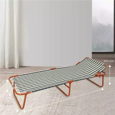 Giường gấp gọn Felix lưng lưới thoáng mát, đàn hồi tốt, tiết kiệm diện tích, thư giãn thoải mái 575.640 VND