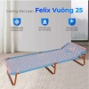 Giường gấp gọn Felix QUI PHÚC Dây nhựa cao cấp, thoáng khí, khung thép, xếp mở nhanh 3
