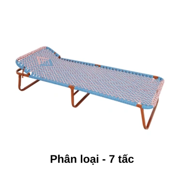 Giường gấp gọn Felix QUI PHÚC Dây nhựa cao cấp, thoáng khí, khung thép, xếp mở nhanh 10