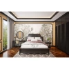 Giường gỗ chân tiên phong phong cách Đông Dương Indochine - Giá ưu đãi 14,5 triệu, thiết kế sang trọng, bền bỉ 2