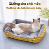 Giường Nệm Cho Chó Mèo Hình Chữ Nhật Dày Ấm Áp Đáy Chống Trượt Giao Hàng Hoả Tốc