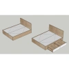 Giường ngủ A86.1 thiết kế hiện đại, hộc kéo tiện lợi - Giá chỉ 3,565,000₫ 8