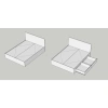 Giường ngủ A86.1 thiết kế hiện đại, hộc kéo tiện lợi - Giá chỉ 3,565,000₫ 10