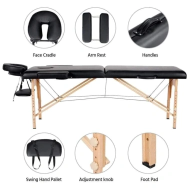 GIƯỜNG VALI MASSAGE CAO CẤP - Gấp Gọn, Chân Inox, Phun Xăm & Massage, Giá Chiết Khấu 835.000đ 6