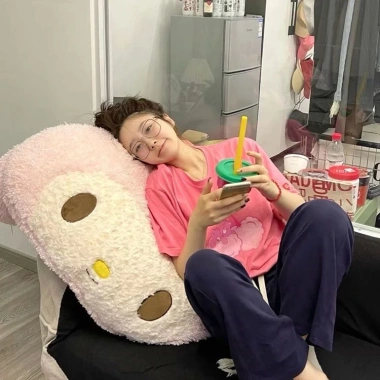 Gối Búp Bê Kuromi Melody - Quế Chó Đệm Lưng Đầu Giường, Quà Sinh Nhật, Giá 237k
