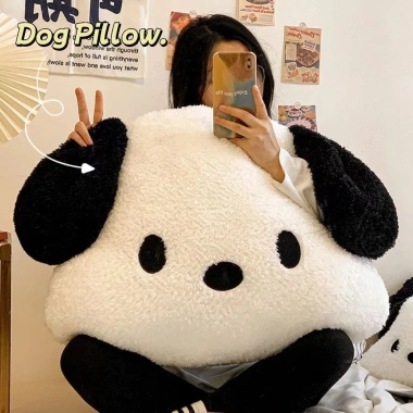 Gối Búp Bê Kuromi Melody - Quế Chó Đệm Lưng Đầu Giường, Quà Sinh Nhật, Giá 237k