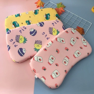 Gối cao su non chống méo đầu cho bé 1 tuổi - mềm mại, êm ái, đa màu, 35x21cm 6