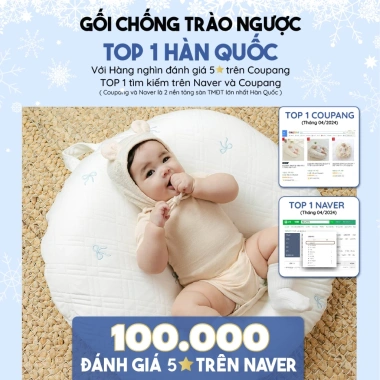 Gối chống trào ngược Rototo Bebe ruột chữ C cho bé 0‑12 tháng – 900.000₫ 3