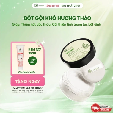 Gội Đầu Khô Hương Thảo 15g - Ngăn Bết, Phồng Tóc, Dầu Cỏ Mềm, Cải Thiện Tóc Bết