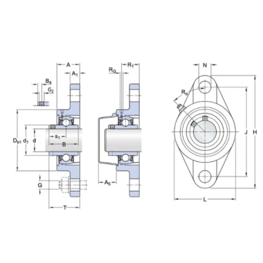 Gối đỡ vòng bi trục 30mm hột xoài UCFL206 - Giá ưu đãi 92.000đ, chịu tải mạnh 4 Gối đỡ vòng bi trục 30mm hột xoài UCFL206 - Giá ưu đãi 92.000đ, chịu tải mạnh 4