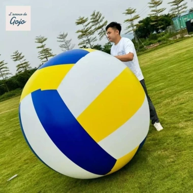 GOJO Bóng chuyền bãi biển bơm hơi PVC khổng lồ 0,6‑1,5m, dùng cho cỏ ngoài trời và tiệc nhà - Giá ưu đãi 329.890₫