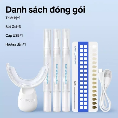 GOKOCO Nha Khoa LED Làm Trắng & Làm Sạch Răng Tại Nhà - Giá Ưu Đãi 299.000đ