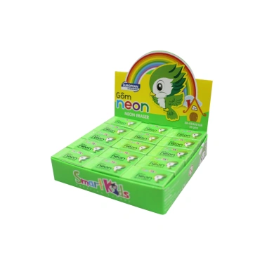 Gôm SmartKids Neon Dễ Tẩy Chì An Toàn Cho Học Sinh Sinh Viên - Giá 9.900đ 2