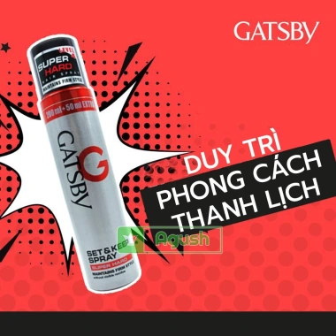 Gôm xịt tóc nam nữ Gatsby Super Hard 250ml chính hãng Nhật Bản giữ nếp không bết giá rẻ 214k 3