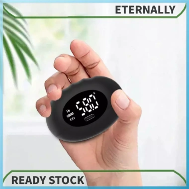Grip Strength Trainer số với tay cầm silicon, màn hình LED - Tăng sức mạnh nắm giữ, giảm đau tay, chỉ 374.000₫