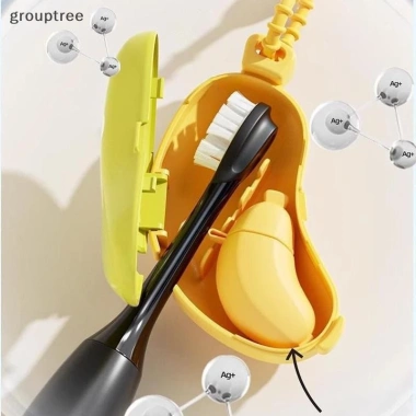 Grouptree Bàn Chải Đánh Răng Chuối Bảo Vệ Vỏ, Kẹp Bụi Di Động, Hộp Du Lịch – Giá 48.034₫
