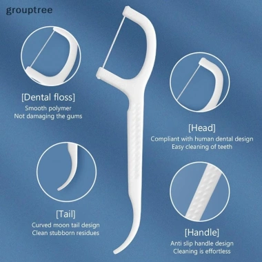 Grouptree Đánh Răng 50 Cái Hộp Dùng Một Lần - Bàn Chải Nha Khoa, Du Lịch VN
