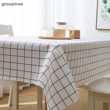 Grouptree Khăn Trải Bàn PEVA 137x90cm Chống Thấm Nước, Dầu, Kẻ Sọc Họa Tiết cho Tiệc Ngoài Trời Dã Ngoại