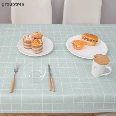 Grouptree Khăn Trải Bàn PEVA 137x90cm Chống Thấm Nước, Dầu, Kẻ Sọc Họa Tiết cho Tiệc Ngoài Trời Dã Ngoại