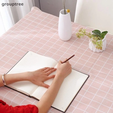 Grouptree Khăn Trải Bàn PEVA 137x90cm Chống Thấm Nước, Dầu, Kẻ Sọc Họa Tiết cho Tiệc Ngoài Trời Dã Ngoại