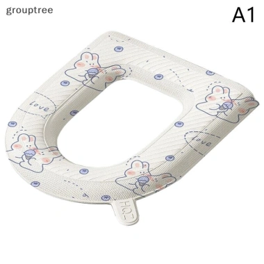 Grouptree Miếng Dán Bọt Chống Thấm Nước Giặt Được - Vệ Sinh Ghế Silicon Tái Sử Dụng 4 Mùa 5