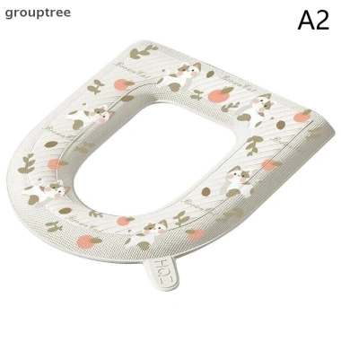 Grouptree Miếng Dán Bọt Chống Thấm Nước Giặt Được - Vệ Sinh Ghế Silicon Tái Sử Dụng 4 Mùa 6