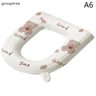 Grouptree Miếng Dán Bọt Chống Thấm Nước Giặt Được - Vệ Sinh Ghế Silicon Tái Sử Dụng 4 Mùa 10