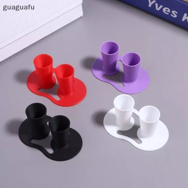 Guaguafu Giá đỡ chai keo đảo ngược - Đế chống trượt, lưu trữ văn phòng, không nhỏ giọt, chống vết bẩn 4