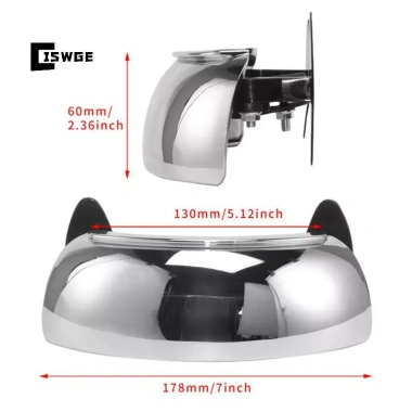Gương chiếu hậu 180° xe máy - Góc rộng, giảm điểm mù, phù hợp xe tay ga, mới 114k