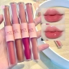GVERLCRTN Son Môi Chống Thấm Nước Matte Velvet 8C Đỏ Gợi Cảm, Lâu Dài Glaze